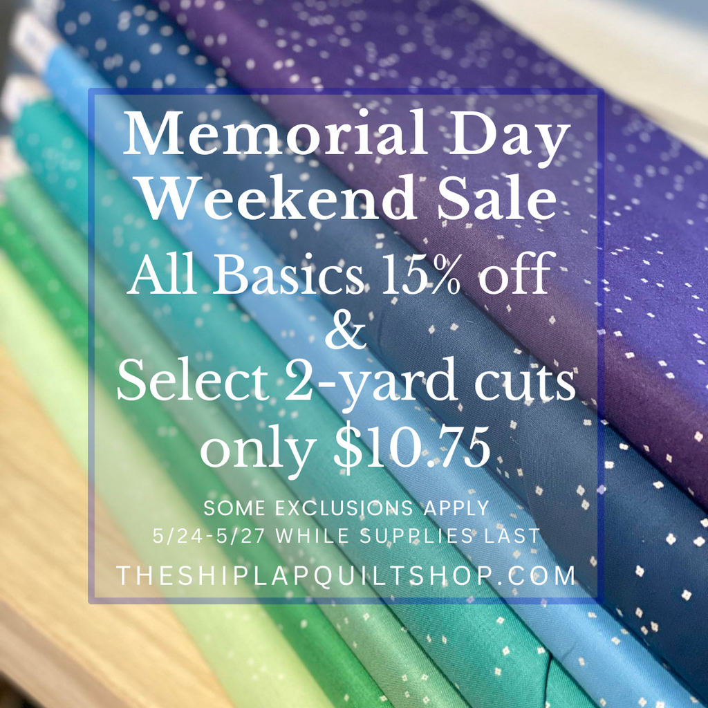 Memorial Weekend Sale