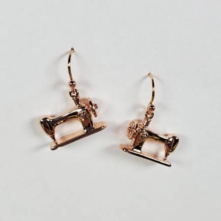 Machine Drop Earrings Rose Gold