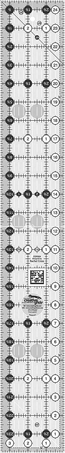 Creative Grids 45 Degree Diamond Dimensions Quilt Ruler